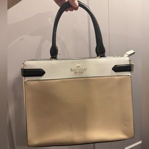 Kate Spade Staci Saffiano Colorblock Medium Satchel 13x11